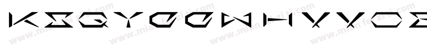 KSQYDDWHVV0 23 0字体转换